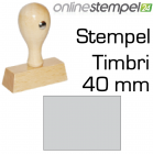 Holzstempel 40mm, bis 11 Zeilen