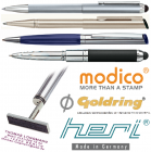 Stempelkugelschreiber: modico - Goldring - heri