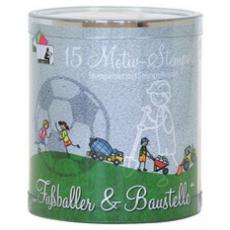 Motivstempel-Set "Fussballer & Baustelle"