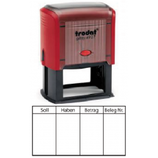 Kontierung 27-K3 rot ca.61x32mm