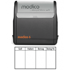 Kontierung m6-K3 schwarz 60x32mm