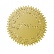 Siegeletiketten Gold 45mm