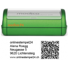 modico P4 grÃ¼n QR 57x20mm