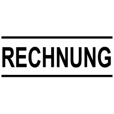 Printy 4911 "RECHNUNG" 38x14mm