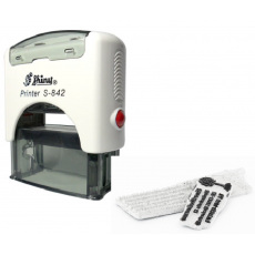 Stempelplatte zu Shiny S-842, 38x14mm