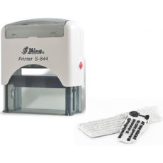 Stempelplatte zu Shiny S-844, 58x22mm