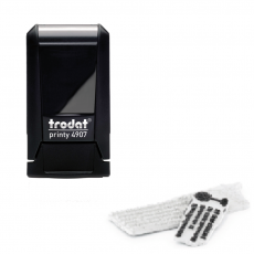 Textplatte zu Printy 4907, 13x6mm