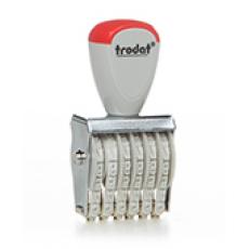 Trodat Classic 1546 Ziffernstempel, 6 BÃ¤nder
