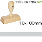 Holzstempel 10x100mm, max. 3 Zeilen