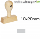 Holzstempel 10x 20mm, max 3 Zeilen