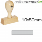 Holzstempel 10x 50mm, max. 3 Zeilen