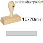 Holzstempel 10x 70mm, max. 3 Zeilen