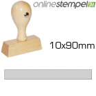 Holzstempel 10x 90mm, max. 3 Zeilen