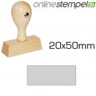 Holzstempel 20x 50mm, max 5 Zeilen