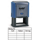 Kontierung 27-K2 blau ca.61x32mm