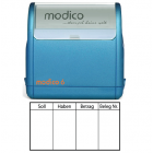 Kontierung m6-K3 blau 60x32mm