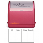 Kontierung m6-K3 rot 60x32mm