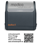 modico 5 schwarz QR 63x24mm