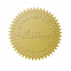 Siegeletiketten Gold 45mm