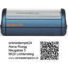 modico P4 dunkelblau QR 57x20mm