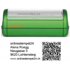 modico P4 grÃ¼n QR 57x20mm