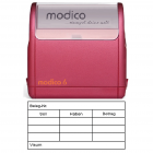 Kontierung m6-K4 rot ca.63x33mm